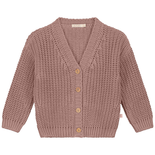 Chunky Knitted Cardigan | MIST