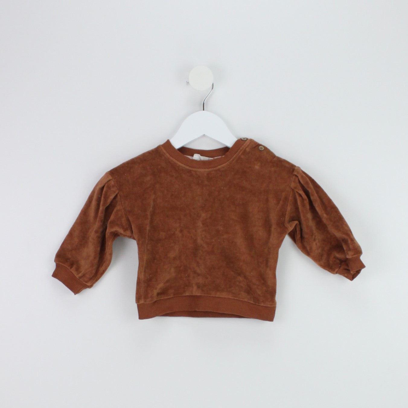 Pre-loved Velours Sweatshirt (9/12M)