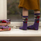 Retro Socks | "ROSES ARE RED"