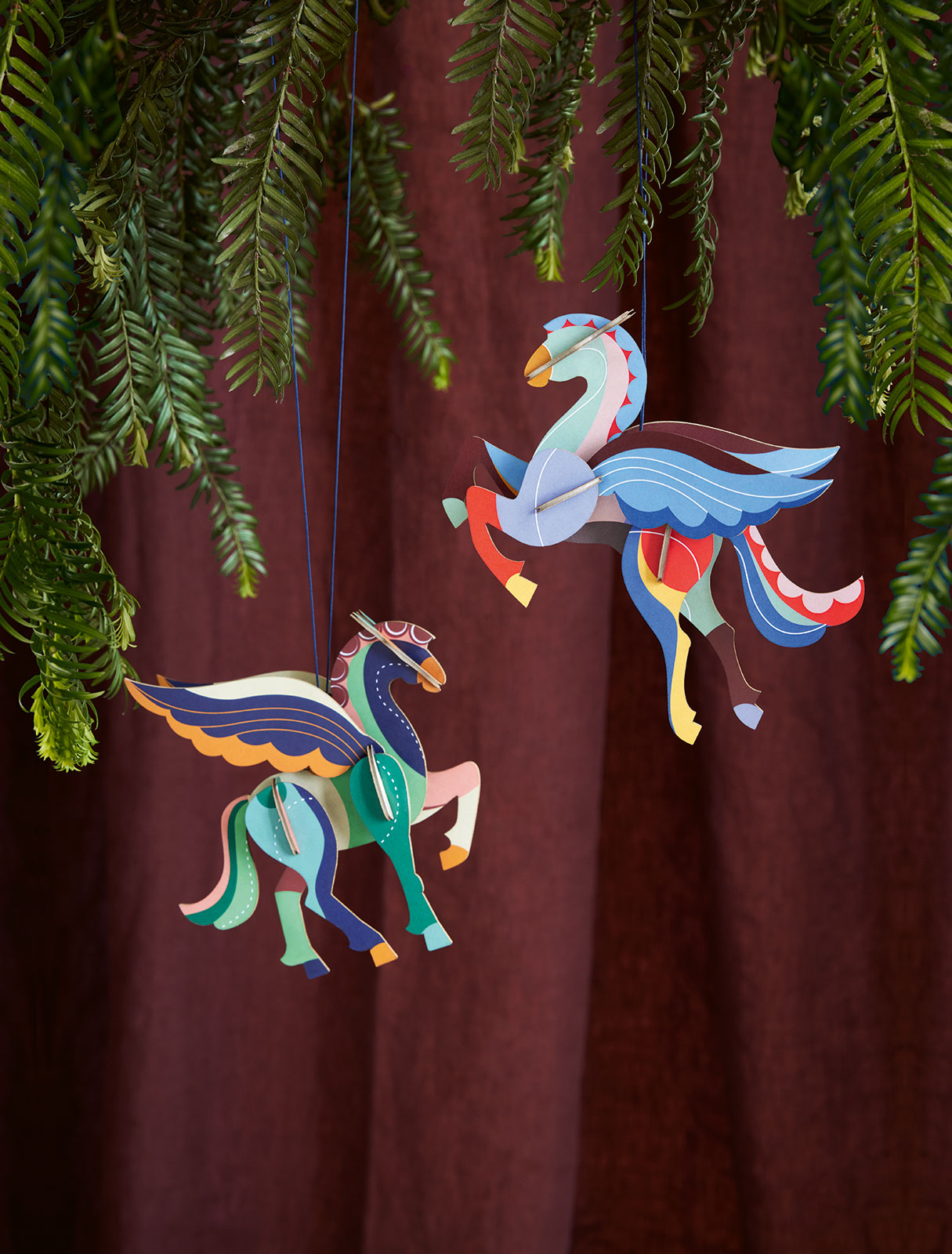 3D Weihnachtsbaumschmuck / Deko | FLYING PEGASUS
