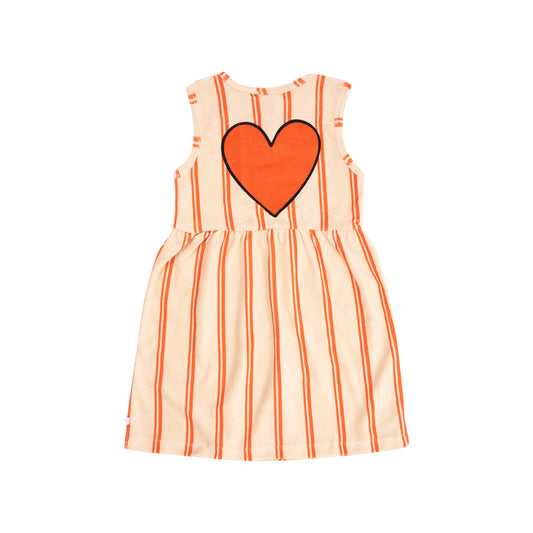 Frottee Tanktop Dress | STRIPES FLAME
