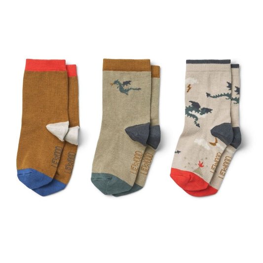 SILAS Cotton Socken 3-er Pack | Little Dragon