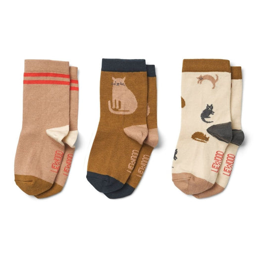SILAS Cotton Socken 3-er Pack | Miauw