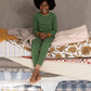 SLIM JYMS Kids Pyjama | WONKY SPOTS GREEN