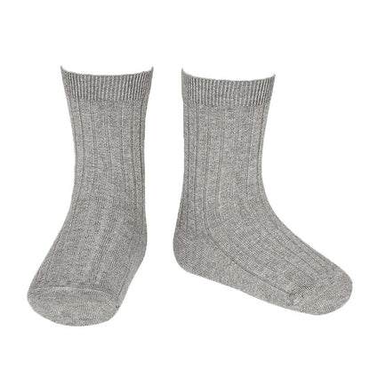 Ribbed Socks - Grey