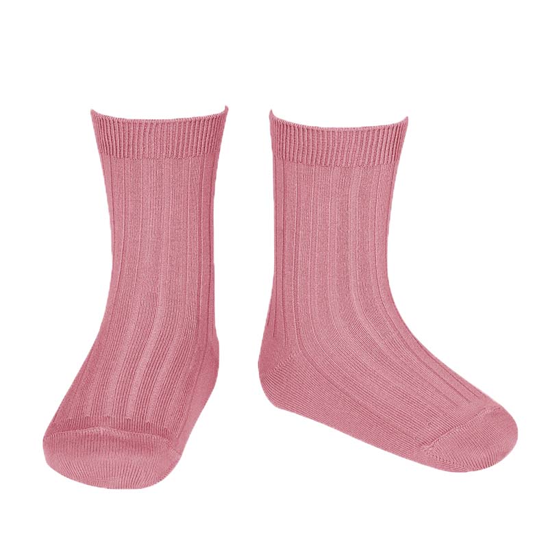 Ribbed Socks - Dusty Pink