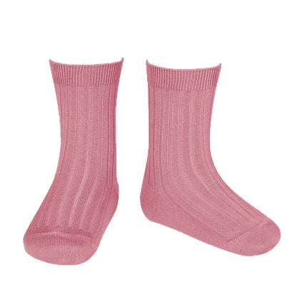 Ribbed Socks - Dusty Pink