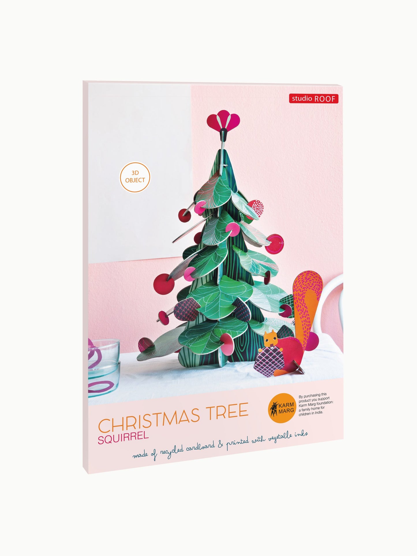3D Papp-Weihnachtsbaum - Groß | SQUIRREL