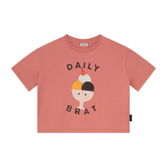T-Shirt "Happy Ice" | DESERT SAND