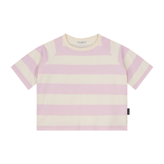 T-Shirt "Stripes" | SNOW LILAC
