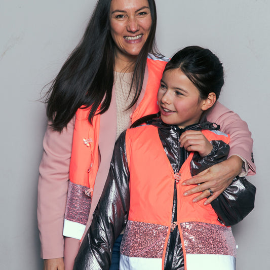 gofluo. Warnweste 2-3Y - Reflektierende Jacke für Kinder Darkflow,  Regenbogen Sicherheitsweste, Neonweste : : Sport & Freizeit
